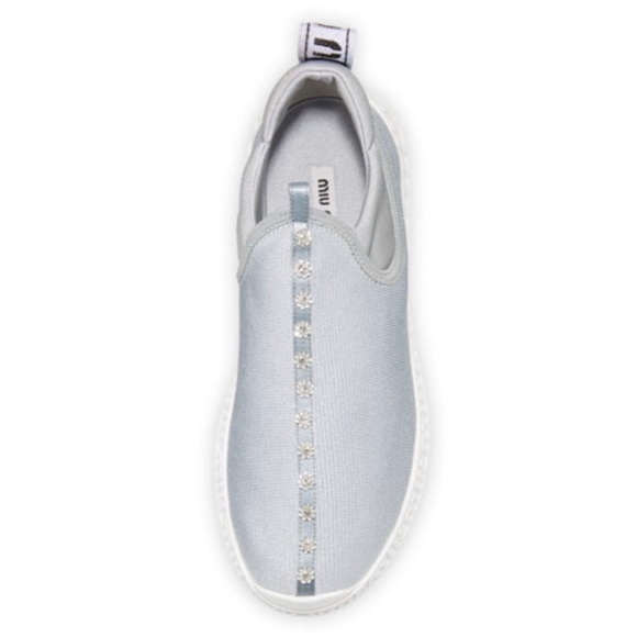 Miu Miu baby blue jewel sneakers - Picture 4 of 14